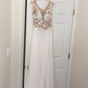 FINAL PRICE DROP! Gorgeous white Sherri Hill gown